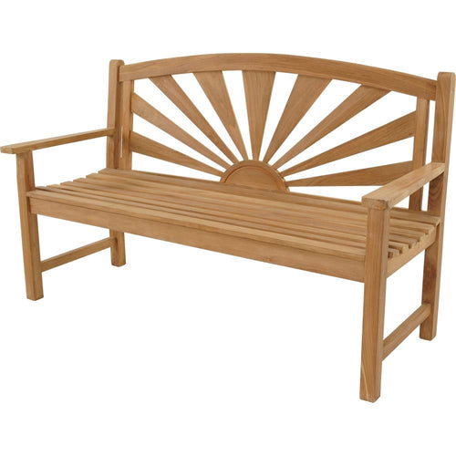 Lesli Living loveseat Sunburst - zwart - 156x64x96cm
