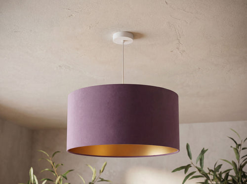 bpskoncept hanglamp Melora - velours & paars - Ø40 cm