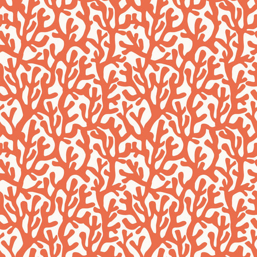 ESTAhome behang koraal oranje en wit - 50 x 900 cm - 131013 - vtwonen shop