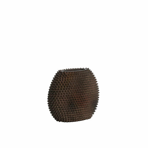 Light & Living vaas Caldras - bruin - 30.5x17x26.5cm