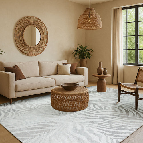 Lola&Moi vloerkleed Snow Cloud - wit -170x240cm - vtwonen shop