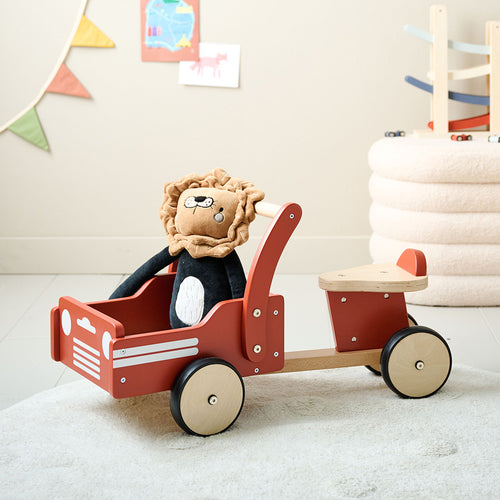 Petite Amélie HOUTEN BAKFIETS - Multiplex - rood