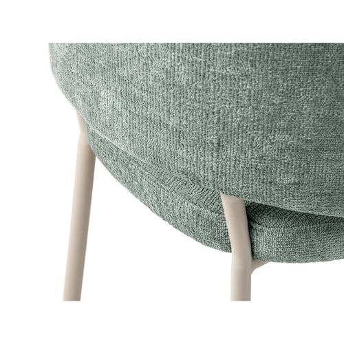 Set van 2 stoelen Dora chenille lichtblauw - 57x58x75cm