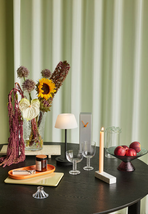 Hübsch kandelaar Brick - marmer - 15x5xh3cm - vtwonen shop