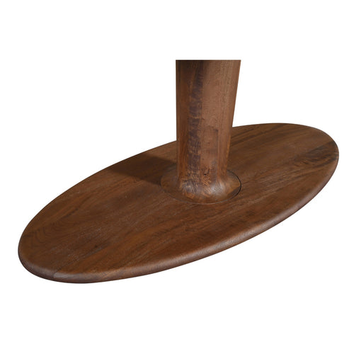 DÉJA Living Eettafel Xàtiva - Ovaal Donkerbruin Mangohout - 200x100x76cm - vtwonen shop