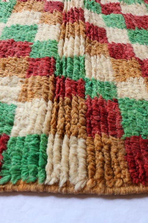 AFK Living vloerkleed Berber - handgemaakt - Wol - 84 x 388 cm - vtwonen shop