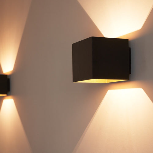 Atmooz wandlamp Gerona - zwart - Ø 12 x H 14 cm - G9