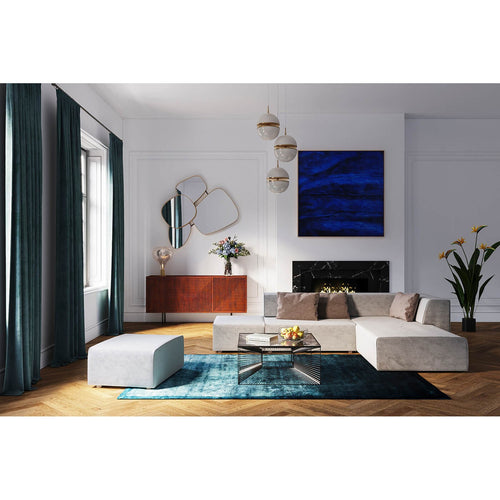 Kare Design Vloerkleed Cosy Ocean blauw