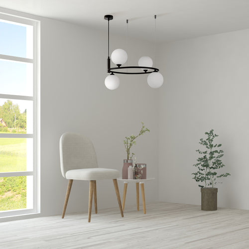 Maytoni - Hanglamp Ring - Zwart - vtwonen shop