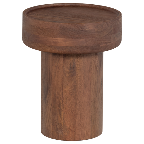 WOOOD bijzettafel Dara - Mangohout - Bruin - 50x40x40