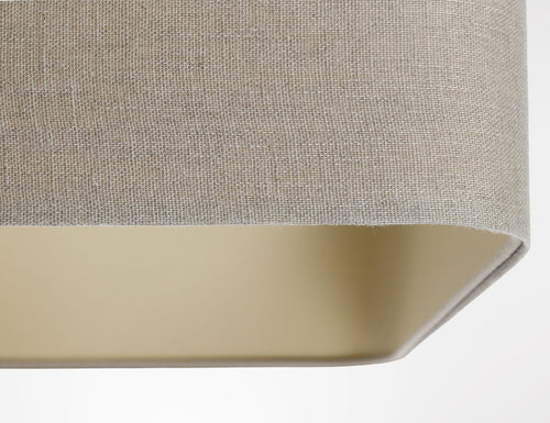 bpskoncept hanglamp Kwadro - beige linnen