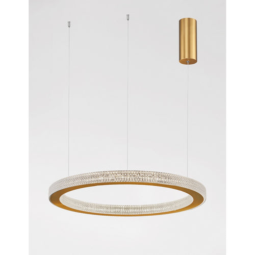 Merano Cincinnati Geïntegreerde LED Hanglamp Plafondlamp Antiek Goud Messing Aluminium LED 60W 3530Lm 3000K
