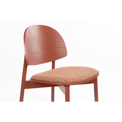 Zuiver Sunrise Eetkamerstoelen Hout Rood - Set van 2