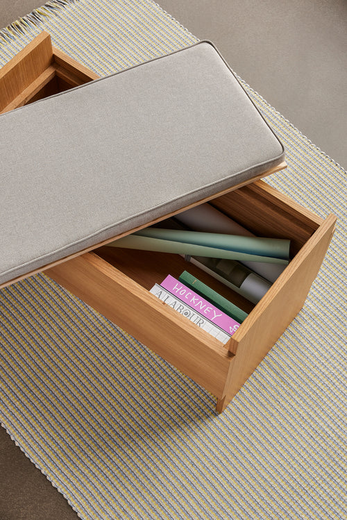 Hübsch bank Forma - mdf/eikenfineer/polyester - 85x42xh48cm