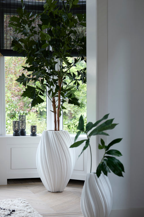 Light & Living vaas YATUNG - Ø52x81cm - wit - vtwonen shop