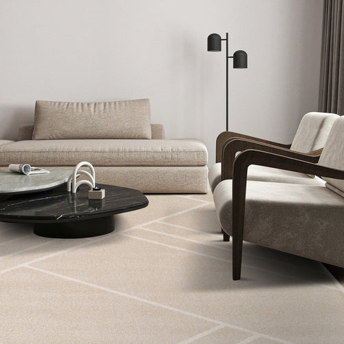 AFK Living vloerkleed Wyatt - zeer zacht - beige - 120 x 170 cm