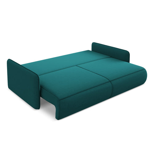 LaMiaSofa 3-zits slaapbank Palermo - velours - marien - 216x105x86