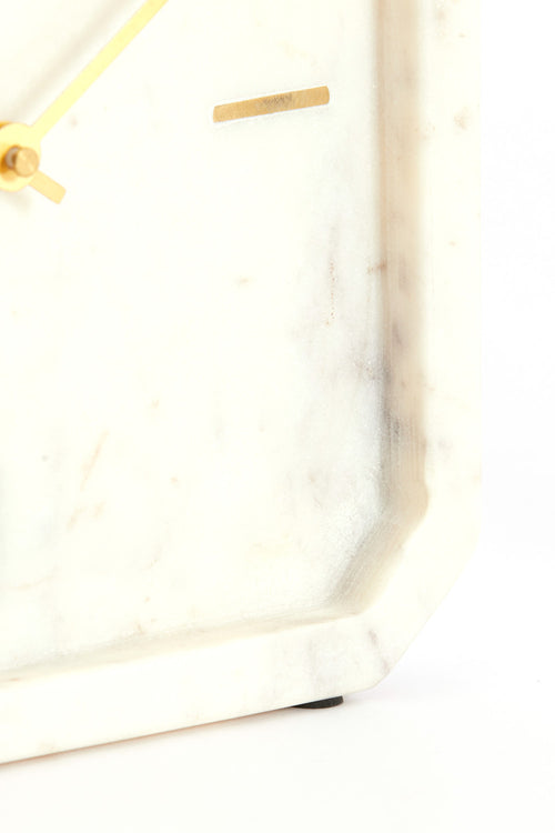 Light & Living klok PABLIA - 20.5x6x20.5 cm - wit