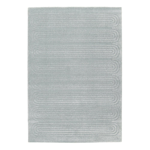 AFK Living vloerkleed Sinea - reliëfeffect - blauw - 160 x 230 cm