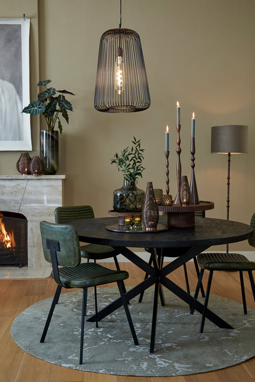 Light & Living vloerkleed SJORS - Ø200x0.5cm - groen - vtwonen shop