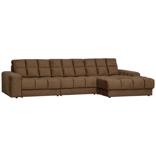 WOOOD chaise longue rechts Second Date - Structure Velvet - Brass - vtwonen shop