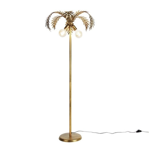 Ylumen vloerlamp Palm - 2 lichts - 60  x 156   cm - goud bruin - vtwonen shop