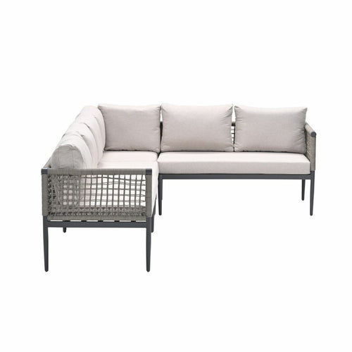 Teramon hoekset - 4-dlg. - carbon black - taupe - desert sand - vtwonen shop