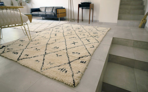 AFK Living vloerkleed Berber - handgemaakt - Wol - 250 cm x 350 cm