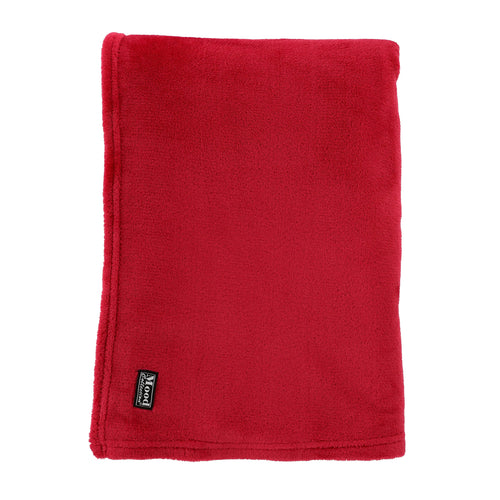 In The Mood Collection Famke Fleece Plaid - L180 x B130 cm - Rood - vtwonen shop