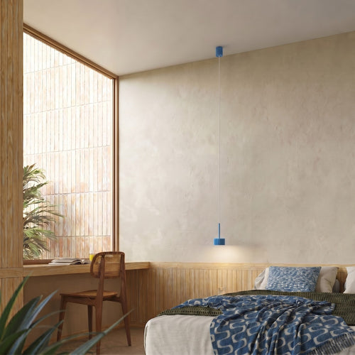 Sollux Lighting Hanglamp AURA 1 azuur Gx53 - 10x10x125cm