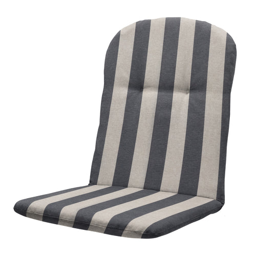 Madison kuipstoelkussen hoge rug Amora - grijs - 96x45x3,5cm - set van 4