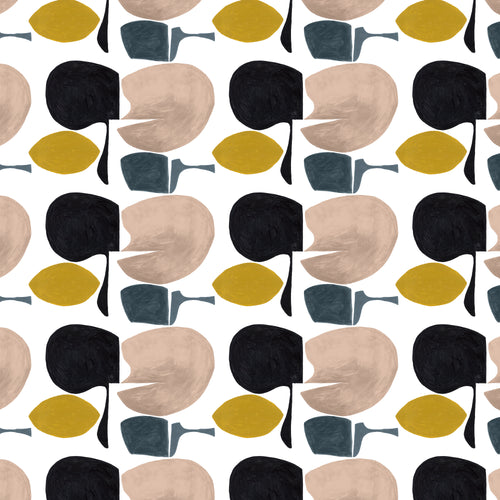 Catchii Behang Modern Curvy Town meerkleurig roze - vtwonen shop