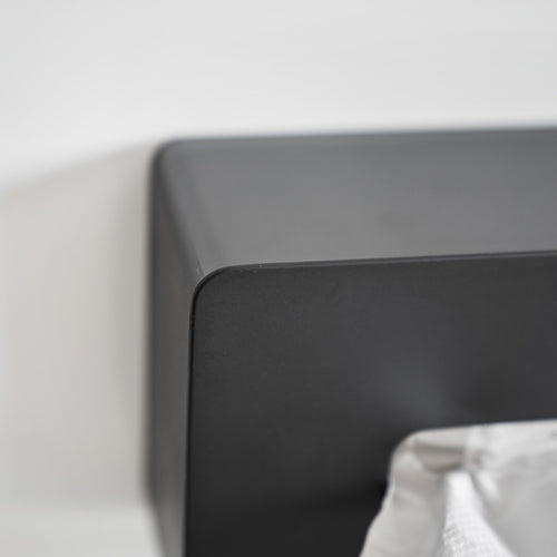 Yamazaki Zelfklevende Tissuebox - Tower - Zwart - vtwonen shop