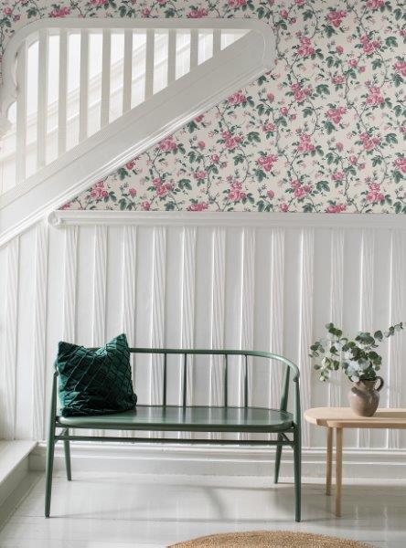 Borastapeter behang rozen roze - 53 cm x 10.05 m - 660415 - vtwonen shop