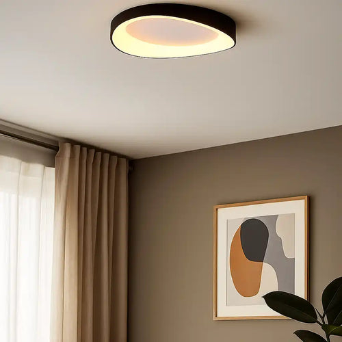 Freelight plafondlamp Duna - 1 lichts - 60  x 10.5   cm - zwart - vtwonen shop