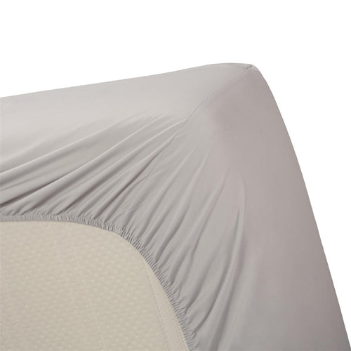 Beddinghouse hoeslaken BH Percale Cotton HL - 90x210 cm - licht grijs - vtwonen shop