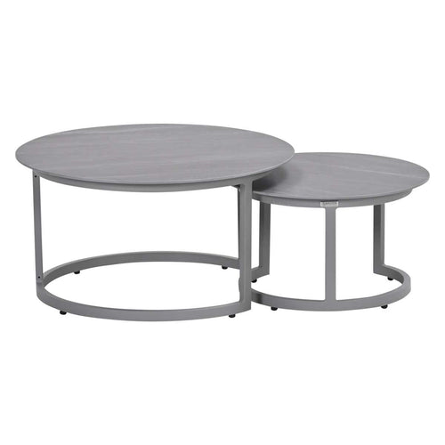 Garden Impressions Loungetafels Monte carlo - taupe - centostone Napoli sand