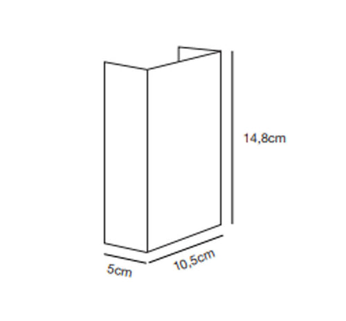 Nordlux Fold Wandlamp Buiten M - 2-lichts LED - 3000K - IP54- Zwart - vtwonen shop