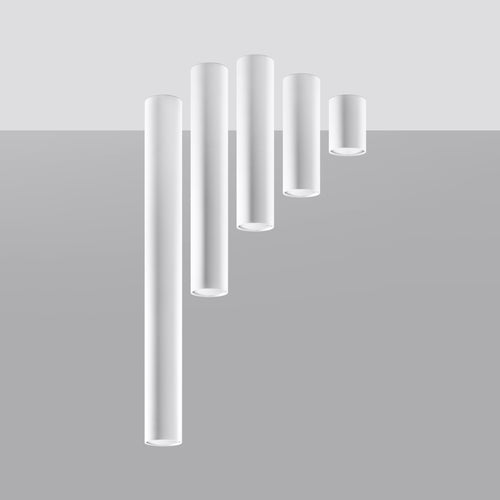 Sollux Lighting Plafondlamp LAGOS 60 wit - 6x6x60cm