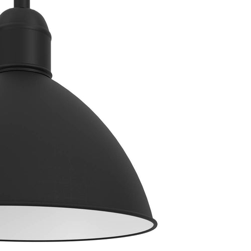 EGLO hanglamp Priddy - e27 - ø 30,5 cm - zwart/wit - staal - vtwonen shop