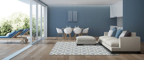 AFK Living vloerkleed  Sintra - voor binnen en buiten - blauw - 120 x 170 cm