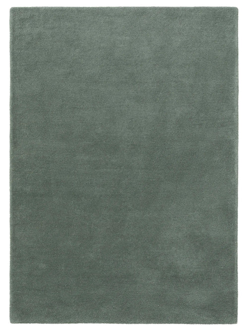 benuta wollen vloerkleed Bent - groen - 250x350 cm