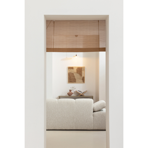 WOOOD 1,5-zits bank met arm links Mojo - Bouclé - Beige - 74X160X97 - vtwonen shop