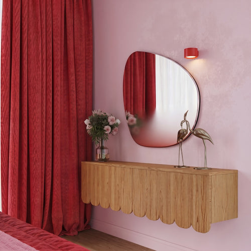 Sollux Lighting Wandlamp MODO 1 rood Gx53 - 10x12x6cm
