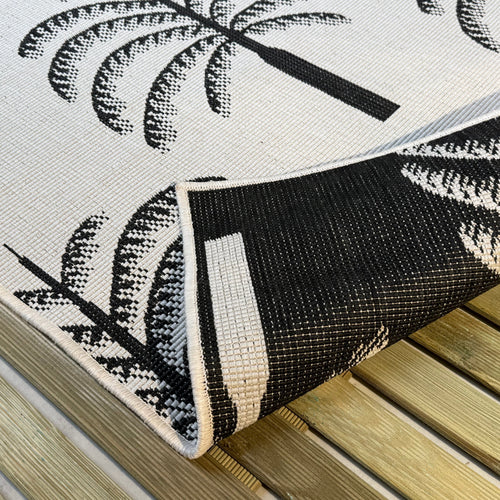 Buitenkleed Oase zwart/wit - Interieur05 - 240 x 340 cm - vtwonen shop