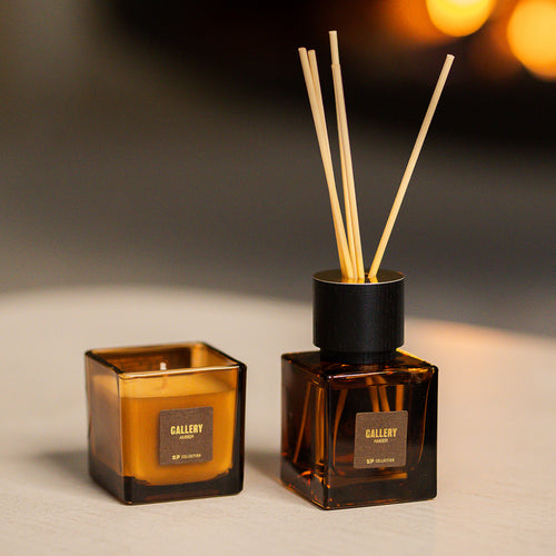 S|P Collection - Geurstokjes 120ml Amber Gallery - vtwonen shop