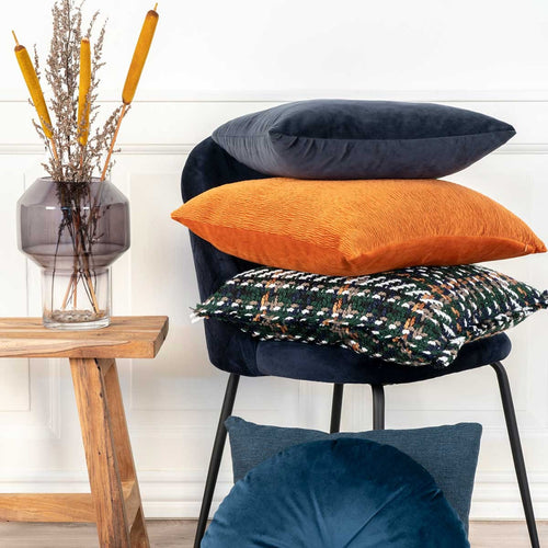 Artichok Florine sierkussen donkergroen geruit - 45 x 45 cm - vtwonen shop