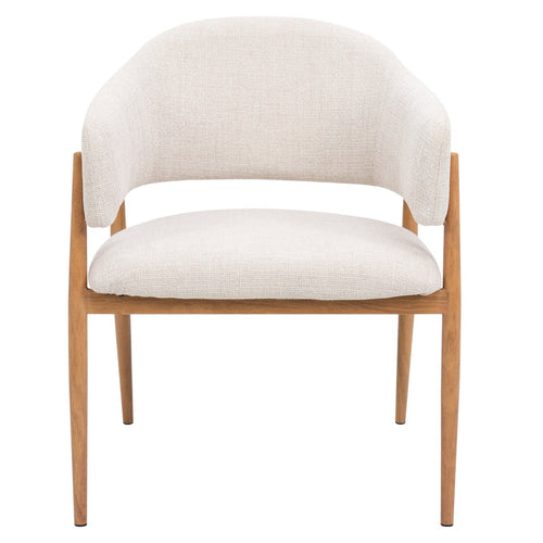 DÉJA Living Eetkamerstoel Dénia - Beige/Naturel - Zithoogte 48cm - Set van 2 - vtwonen shop