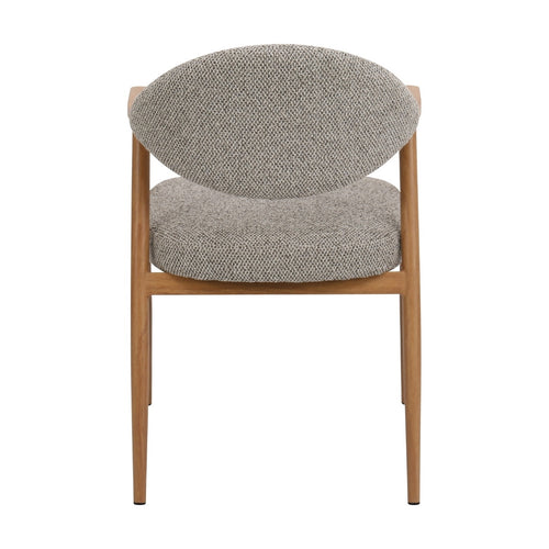 DÉJA Living Eetkamerstoel Karup - Taupe/Naturel - Set van 2 - vtwonen shop