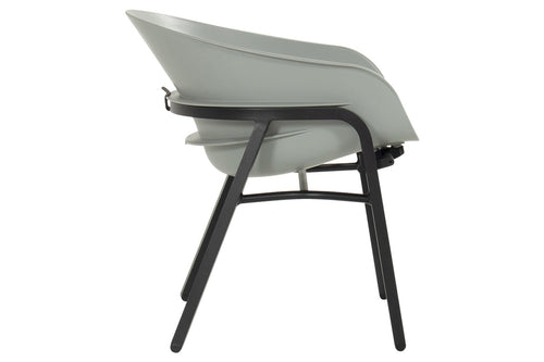 Hartman Tuinstoel Tubb - Grijs - Zithoogte 46cm - Set Van 2